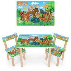 Столик дитячий Bambi з 2-ма стільцями, код: 501-109(EN)-MP