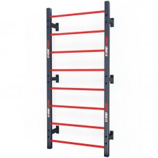 Гімнастична реабілітаційна драбина для підтягування K-Sport 2150х783 мм, чорний-червоний, код: KS-228-IN Гімнастична реабілітаційна драбина для підтягування K-Sport 2150х783 мм, чорний-червоний, код: KS-228-IN