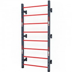 Гімнастична реабілітаційна драбина для підтягування K-Sport 2150х783 мм, чорний-червоний, код: KS-228-IN