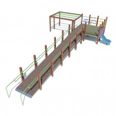 Ігровий комплекс для дітей з ОФВ Miros 4600х2700х2220 мм, код: DIO791 Ігровий комплекс для дітей з ОФВ Miros 4600х2700х2220 мм, код: DIO791