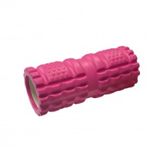 Масажний валик Мозаїка SNS EVAJG8-33-rose red 33 см, рожевий, код: 11032-SNS