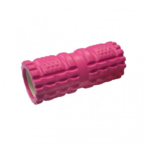 Масажний валик Мозаїка SNS EVAJG8-33-rose red 33 см, рожевий, код: 11032-SNS