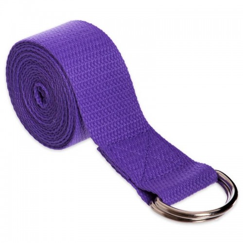 Ремінь для йоги FitGo 1830х38 мм бузковий, код: FI-4943_LV Ремінь для йоги FitGo 1830х38 мм бузковий, код: FI-4943_LV