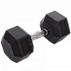 Гантель цільна шестигранна BioGym 1х17,5кг, код: SC-8013-17_5-S52