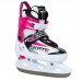 Ковзани розсувні дитячі хокейні Zelart M (37-40), білий-рожевий, код: Z-5861_MW
