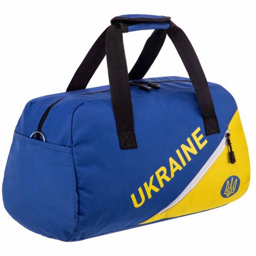 Сумка для спортзалу PlayGame Ukraine 24 л, синій-жовтий, код: GA-606_BLY