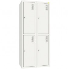 Шафа для одягу металева Emby, 4 секції, код: ШОМ-400/2/4 Шафа для одягу металева Emby, 4 секції, код: ШОМ-400/2/4