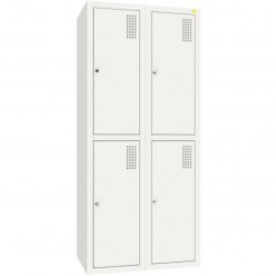 Шафа для одягу металева Emby, 4 секції, код: ШОМ-400/2/4 Шафа для одягу металева Emby, 4 секції, код: ШОМ-400/2/4