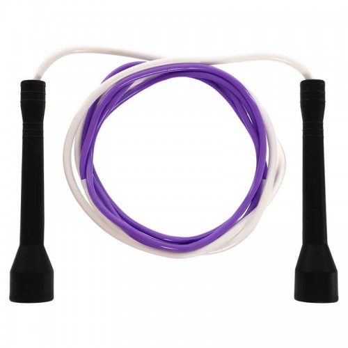 Скакалка FitGo 2,8м, фіолетовий-білий, код: FI-8634_VW
