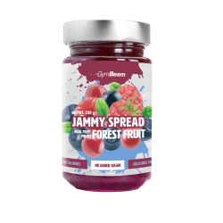 Желе GymBeam Jammy Spread 220г, лісові ягоди, код: 8588007570624
