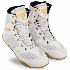 Боксерки шкіряні Fistrage розмір 39, білий-сірий, код: VL-4570_39WGR Боксерки шкіряні Fistrage розмір 39, білий-сірий, код: VL-4570_39WGR