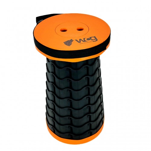 Телескопічне крісло WCG (похідний стілець) помаранчево-чорний, код: ST-02(or-b)-IF Телескопічне крісло WCG (похідний стілець) помаранчево-чорний, код: ST-02(or-b)-IF