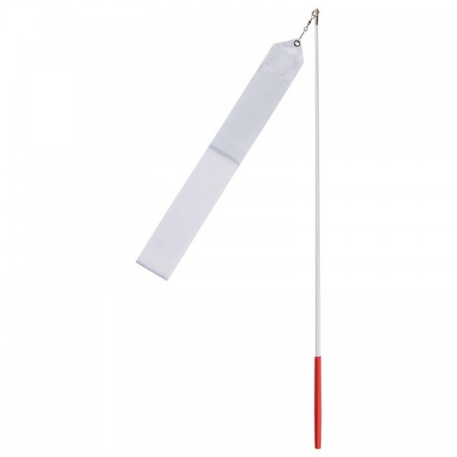 Стрічка гімнастична біла 6 м, код: TA7134-6-W