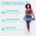 Килимок для йоги та фітнесу EasyFit TPE+TC 1830х610х6 мм двошаровий блакитний-синій, код: EF-1924-LBBL-EF