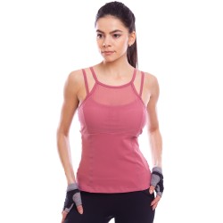 Майка для фітнесу та йоги PlayGame XL (48-50), рожевий, код: 1088_XLP