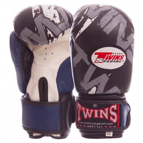 Рукавички боксерські Twins 4 унції, синій, код: TW-2206_4BL-S52 Рукавички боксерські Twins 4 унції, синій, код: TW-2206_4BL-S52