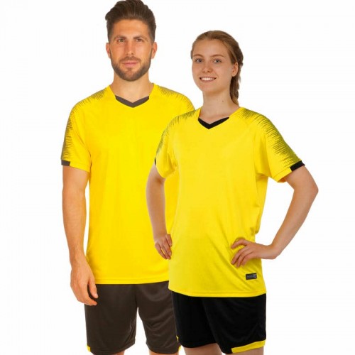 Футбольна форма PlayGame Lingo 3XL, ріст 180-185, жовтий-чорний, код: LD-5023_3XLYBK
