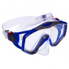 Маска для плавання Zelart синій-сірий, код: M153-SIL_BLGR