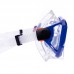 Маска для плавання Zelart синій-сірий, код: M153-SIL_BLGR
