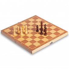 Шахи настільна гра дерев"яні на магнітах ChessTour 340x340 мм, код: W6703