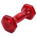 Гантель для фітнесу з TPU покриттям Zelart Jelly Urethane Coated Dumbbells 1х1,13кг, червоний, код: TA-2946-2_5LB-S52