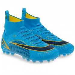 Бутси футбольні підліткові Lijin розмір 36, синій, код: G2588-35-39-1_36BL