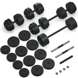 Гантелі з функцією штанги 2в1 Fit-On 53кг, код: 2020-0011 Гантелі з функцією штанги 2в1 Fit-On 53кг, код: 2020-0011