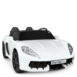 Дитячий електромобіль Bambi Porsche Cayman, двомісний, білий, код: M 4055AL-1-MP