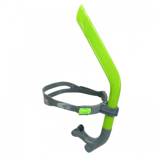 Трубка фронтальна дихальна для плавання MadWave Pro Snorkel junior, зелений, код: M077702_G