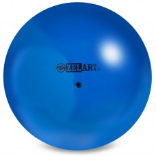 М"яч для художньої гімнастики Zelart 15 см, синій, код: RG150_BL