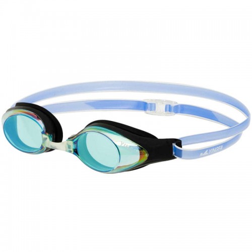 Окуляри для плавання дорослі райдужні лінзи Yingfa синій, код: Y333AF-V_BL