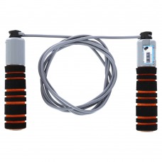 Скакалка з електронним лічильником Body Sculpture 2,75м, чорний-помаранчевий, код: SXBK-690EO-B-S52 Скакалка з електронним лічильником Body Sculpture 2,75м, чорний-помаранчевий, код: SXBK-690EO-B-S52