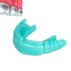 Капа Opro Snap-Fit For Braces Mint Green Flavoured + Strap, код: art_002318002