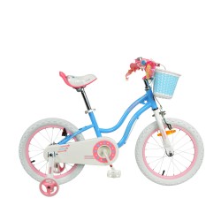 Велосипед RoyalBaby Star Girl 16", Official UA, синій, код: RB16G-1-BLU-ST
