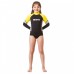 Лонгслів дитячий Mares Rash Guard Block UPF 80+ S, 9-10 років, чорно-жовтий, код: 2023111415035