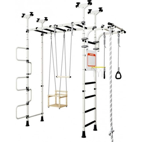 Гімнастична драбина Monkey Pegas 2, 2135х860х2730 мм, білий-чорний, код: M-8339337-IN