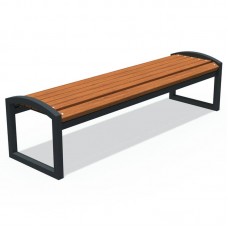 Лавка паркова InterAtletika Радіус, 1680х473х435 мм, код: LP003.1-SM Лавка паркова InterAtletika Радіус, 1680х473х435 мм, код: LP003.1-SM