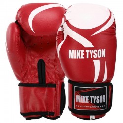 Рукавички боксерські Mike Tyson 14oz, червоний, код: VL-4544_14R Рукавички боксерські Mike Tyson 14oz, червоний, код: VL-4544_14R