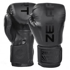 Боксерські рукавички Zelart 14 унції, чорний, код: BO-5698_14BK