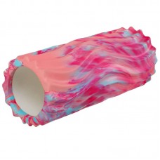 Ролер масажний циліндр (ролик мфр) FitGo Grid Line Roller EVA 330 мм, малиновий-блакитний, код: FI-0041_MN Ролер масажний циліндр (ролик мфр) FitGo Grid Line Roller EVA 330 мм, малиновий-блакитний, код: FI-0041_MN