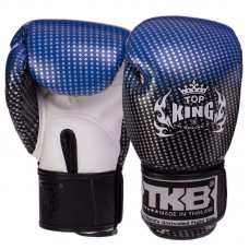 Рукавички боксерські Top King Ultimate шкіряні M, синій, код: TKBGKC-01_M_BL-S52