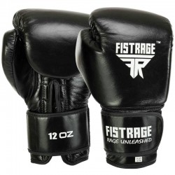 Боксерські рукавиці шкіряні Fistrage 14 унцій, чорний, код: VL-5561_14BK Боксерські рукавиці шкіряні Fistrage 14 унцій, чорний, код: VL-5561_14BK