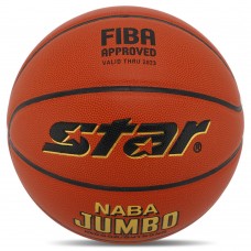 М"яч баскетбольний Star Naba Jumbo FIBA №7, помаранчевий, код: BB337-S52