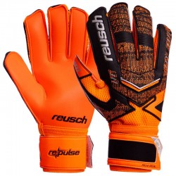 Рукавички воротарські із захистом пальців Reusch, розмір 9, помаранчевий, код: FB-882_9OR