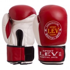 Рукавички боксерські Lev 12 унцій, червоний, код: LV-4281_12R