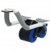 Ролик для преса з упором на лікті та поворотним механізмом FitGo Ab Roller 250х270х290 мм, чорний-синій, код: FI-9375 Ролик для преса з упором на лікті та поворотним механізмом FitGo Ab Roller 250х270х290 мм, чорний-синій, код: FI-9375