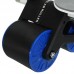 Ролик для преса з упором на лікті та поворотним механізмом FitGo Ab Roller 250х270х290 мм, чорний-синій, код: FI-9375 Ролик для преса з упором на лікті та поворотним механізмом FitGo Ab Roller 250х270х290 мм, чорний-синій, код: FI-9375