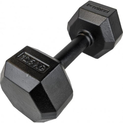 Гантель чавуна Kawmet Hexagonal 1 х 12,5 кг, код: M-8883720-IN