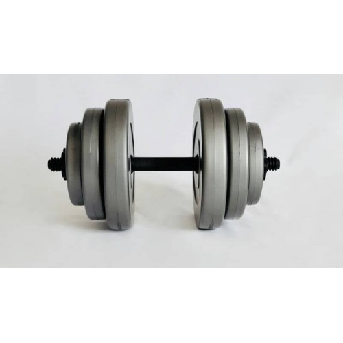 Гантелі WCG Grey 1x18кг, код: 01018G-IF
