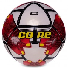 М"яч футбольний Habryd Shiny Core Fighter №5 PU білий-чорний-червоний, код: FB-3136_BKR-S52
